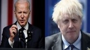 World News | Biden, UK's Johnson Discuss Afghanistan Evacuation, Upcoming G7 Meeting