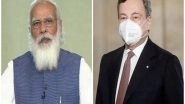 World News | PM Modi Speaks to Italian Counterpart, Discuss Afghanistan Crisis