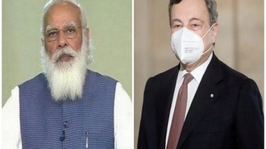 World News | PM Modi Speaks to Italian Counterpart, Discuss Afghanistan Crisis