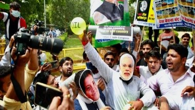 India News | Youth Congress Holds Protest Against BJP-led Government over National Monetization Pipeline