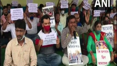 India News | Teachers Whose Jobs Were Terminated Stage Demonstration in Tripura's Agartala