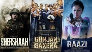 Independence Day 2021: From Sidharth Malhotra&rsquo;s Shershaah to Alia Bhatt&rsquo;s Raazi; 5 Best Bollywood Patriotic Movies in Recent Times and Where To Watch Them Online!