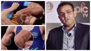 Ravi Kumar Dahiya Bitten on Arm by Nurislam Sanayev During Men's Wrestling 57kgs Semi-Final at Tokyo Olympics 2020, Virender Sehwag Calls it &lsquo;Disgraceful&rsquo; (See Pics)