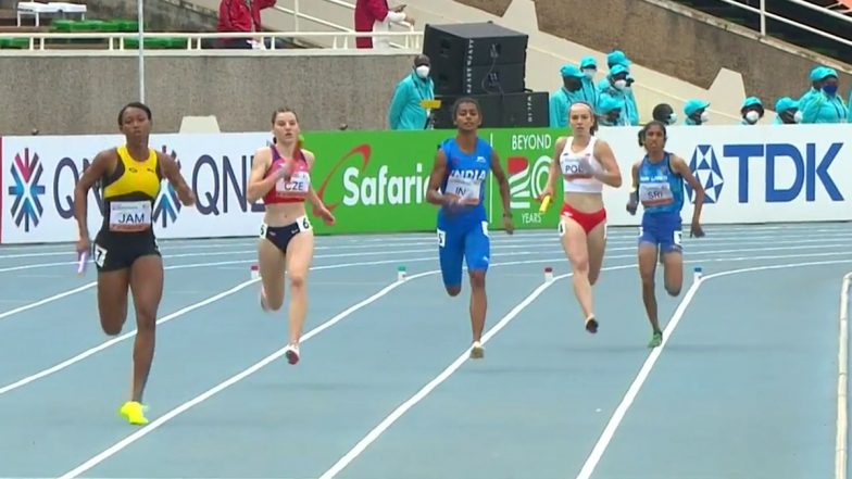 India Mixed Relay Team Qualify For Final With Best Time In Heat 1 At World Athletics U20 Championship 2021 in Nairobi