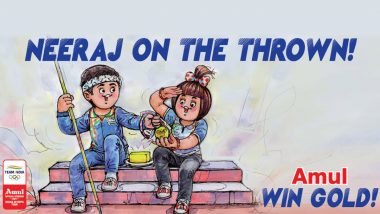 Amul Celebrates Neeraj Chopra's Tokyo Olympics 2020 Gold Medal Win With New Topical; See Tweet
