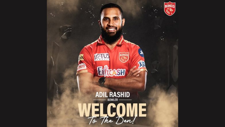 PBKS Squad for IPL 2021: English Spinner Adil Rashid Joins Punjab Kings for UAE Leg