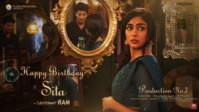 Mrunal Thakur’s First Look as Sita in Dulquer Salmaan’s Next Revealed on Actress’ Birthday