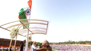 India Independence Day 2021 Speech by Prime Minister: 'Sabka Saath, Sabka Vikas, Sabka Vishwas and Sabka Prayaas' is Very Important for Achievement of All Our Goals, Says PM Narendra Modi