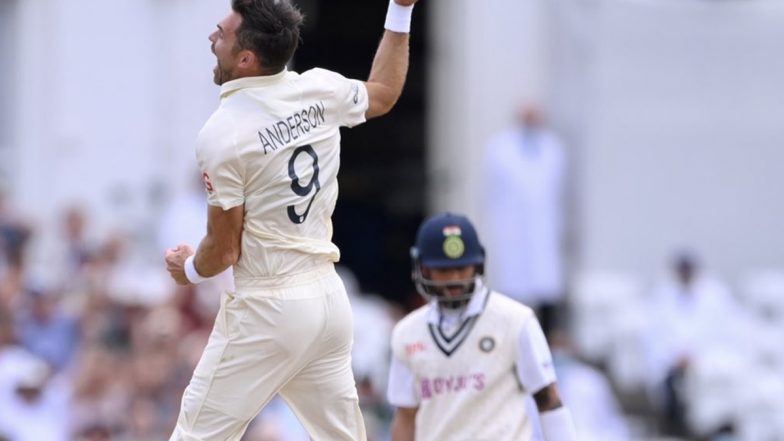 Virat Kohli Dismissal Video: Watch James Anderson's Sensational Delivery To Dismiss Indian Skipper in ENG vs IND 3rd Test