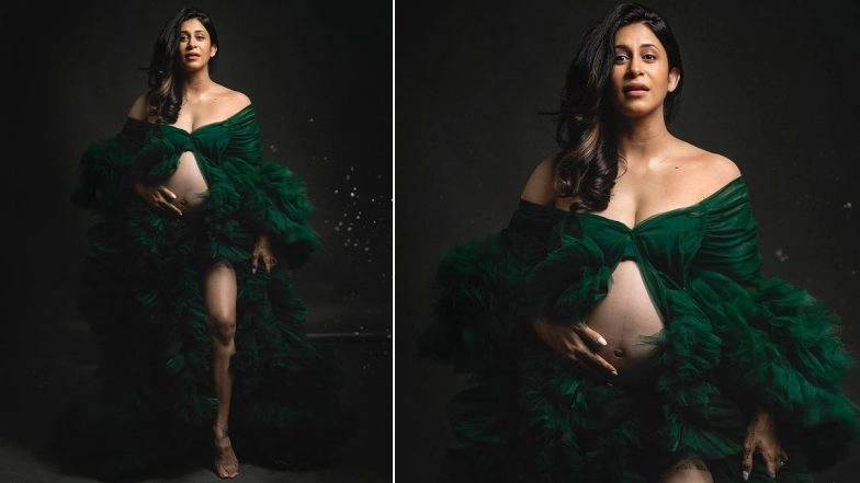 Kishwer Merchant Flaunts Her Baby Bump in a Photoshoot, Says ‘Am Overwhelmed and Nervous’ (View Pic)