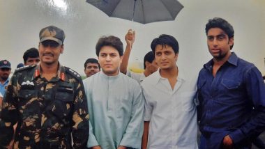 Zameen: Riteish Deshmukh Shares Throwback Picture With Ajay Devgn, Abhishek Bachchan From Sets of This Rohit Shetty Film