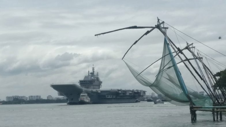 Made-in-India INS Vikrant Sails Out From Kochi for 4-Day Training