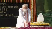 Atal Bihari Vajpayee Death Anniversary: PM Narendra Modi Pays Tribute to Former Prime Minister at 'Sadaiv Atal'