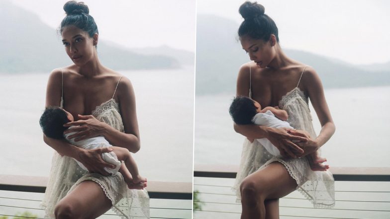 Lisa Haydon Celebrates World Breastfeeding Week by Posting Pics of Her Feeding Daughter Lara!