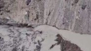 India News | Artificial Lake Bursts Near Leh's Rumbak Blocks Indus River