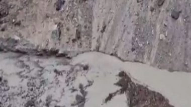 India News | Artificial Lake Bursts Near Leh's Rumbak Blocks Indus River