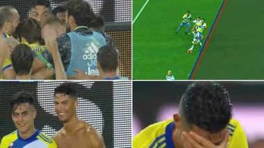 Cristiano Ronaldo Booked for Shirtless Goal Celebration Which Was Ruled Out by VAR During Udinese vs Juventus, Serie A 2021-22 (Watch Video)
