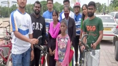 India News | Hyderabad-based Organisation Collects Pre-used Cycles, Repairs and Donates Them to the Needy