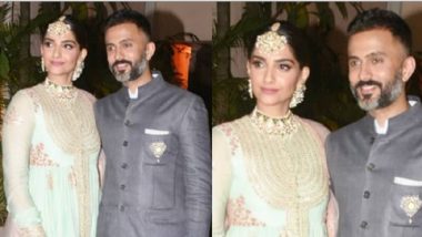 Rhea Kapoor-Karan Boolani Wedding: Sonam Kapoor And Anand Ahuja Arrive At The Venue Looking Fascinating In Traditional Attires (View Pics)