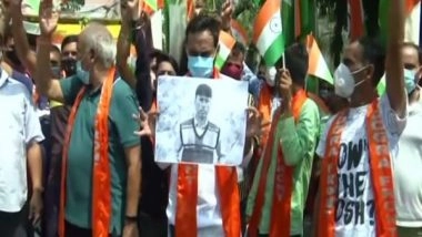 India News | Dogra Front in Jammu Stages Protest Against Killing of BJP Leader Javed Ahmad Dar