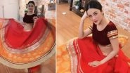 Shehnaaz Gill Grooves To Charlie Puth&rsquo;s 'We Don&rsquo;t Talk Anymore' In Beautiful Embroidered Orange Lehenga, Watch Latest Insta Reel