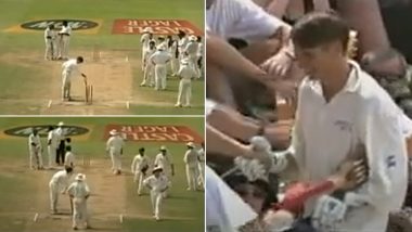 Get Over ‘Jarvo 69’s’ Unique Pitch Invasion During 2nd IND vs ENG Test 2021; This Fan Took the Guard as Russel Arnold at Kingsmead, South Africa in 2000 (Watch Video)