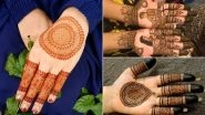 Raksha Bandhan 2021 Mehndi Design Ideas: Easy And Attractive Arabic, Rajasthani, Floral And Trail Henna Patterns For Rakhi Celebration (Watch Tutorial Videos)