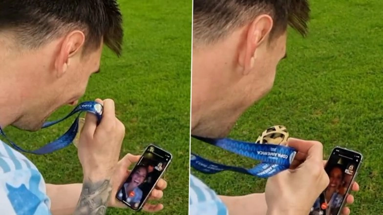 Lionel Messi Was Reportedly PAID to Video Call His Wife and Family on WhatsApp After Argentina’s Copa America 2021 Win