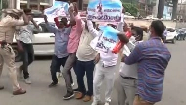 India News | Hyderabad: Sadhana Samithi Demands to Make Parakala Separate District, Protests in Front of CM Camp Office