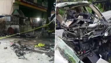 Bengaluru Road Accident: DMK MLA Y Prakash’s Son Karuna Sagar and Daughter-in-Law Bindu Among 7 Killed in Car Accident in Koramangala