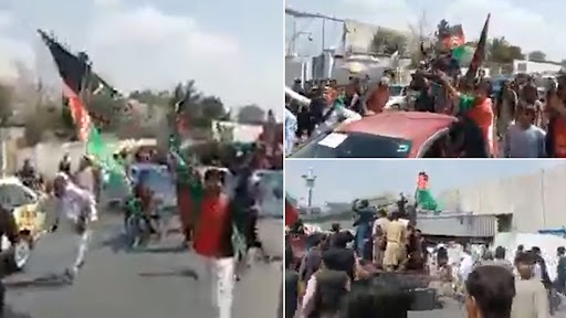 Afghanistan Independence Day 2021 Marked by Protests Against Taliban on The Streets with Afghan Flags