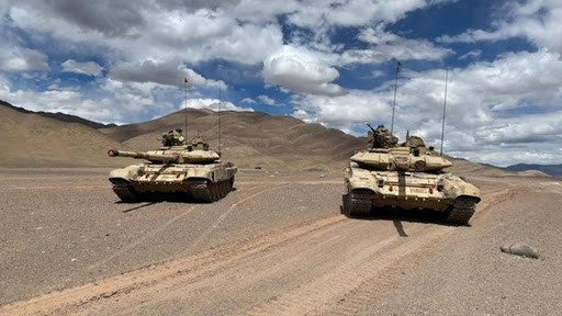 Indian Army Tank Regiments Prepared for Operations in High Altitude Areas of Eastern Ladakh