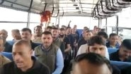 Indians Evacuated From Kabul Chant &lsquo;Bharat Mata Ki Jai&rsquo; After Landing at Jamnagar Airbase in Gujarat (Watch Video)