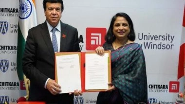 Business News | Chitkara University Ties Up with University of Windsor for Academic Mentorship in B.Com