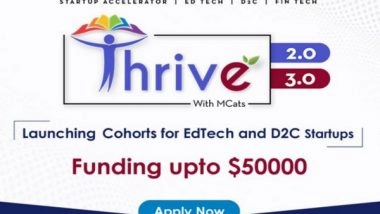 Business News | Accelerator, Marwari Catalysts Invites EdTech and D2C Startups for Its Upcoming 2 Cohorts