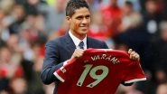 Cristiano Ronaldo Reacts to Raphael Varane&rsquo;s Unveiling Ceremony at Manchester United, Posts a Comment on Social Media