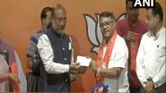 India News | Former Manipur Cong Chief Govindas Konthoujam Joins BJP