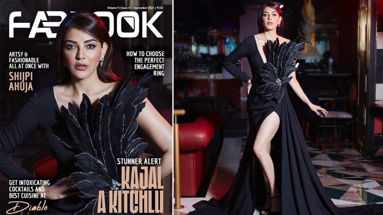 Kajal Aggarwal Stuns in Sheer Black Gown for Fablook’s Cover Page! Twitterati in Complete Awe of Her Sizzling Looks