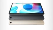 Realme Pad Tablet With 7,100mAh Battery & MediaTek Helio G80 SoC Launched in India, Check Prices & Other Details Here
