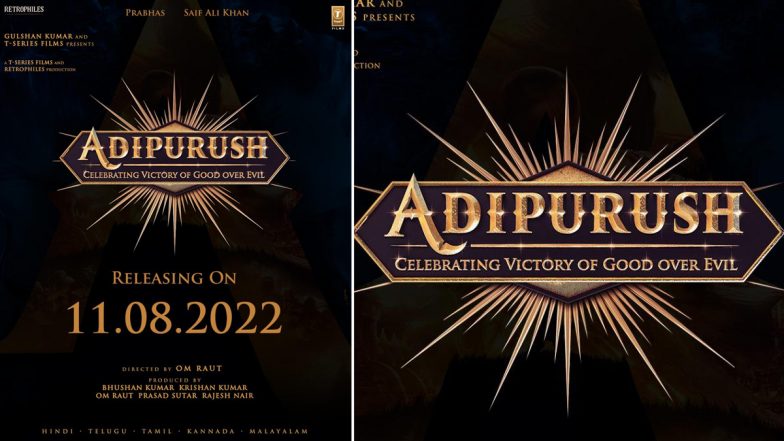 Adipurush: Prabhas and Saif Ali Khan Starrer To Hit The Theatres on August 11 Next Year