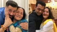 Sunny Deol and Bobby Deol Share Adorable Pictures With Their Mother, Extend Heartfelt Greetings on Her Birthday! (View Post)