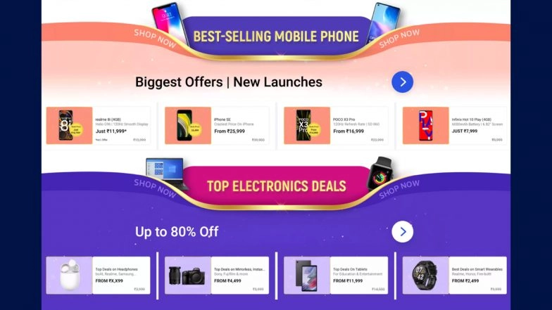 Flipkart Big Billion Days Sale 2021 Curtain Raiser