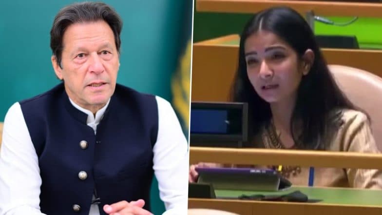 Sneha Dubey, India's First Secretary at the UN, Slams Imran Khan at UNGA; Says Pakistan Nurtures Terrorists in Their Backyard (Watch Video) | ? LatestLY