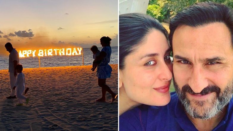 Kareena Kapoor Khan Shares a Glimpse of Her Beautiful Beach Birthday Celebration With a Burning Fire Sign!