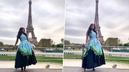 Priyanka Chopra Jonas Shares a Glimpse of Her &lsquo;Evening in Paris&rsquo; As She Poses in a Beautiful Dress Near the Eiffel Tower!