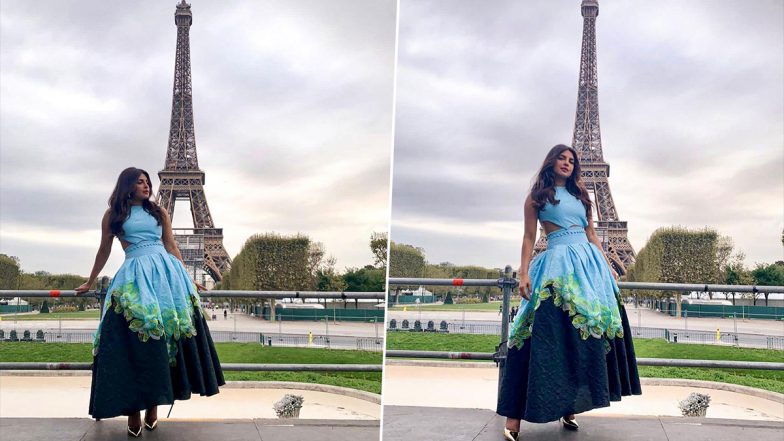 Priyanka Chopra Jonas Shares a Glimpse of Her ‘Evening in Paris’ As She Poses in a Beautiful Dress Near the Eiffel Tower!