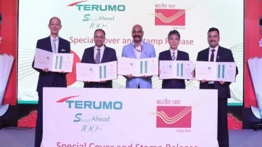 Business News | Terumo India Releases Special Postal Cover and My Stamp to Commemorate 100 Years of Terumo Corporation