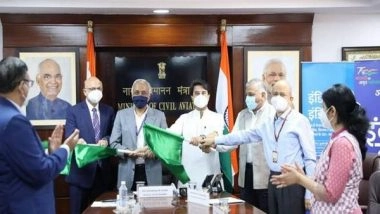 India News | Civil Aviation Minister Jyotiraditya Scindia Inaugurates First Direct Flight Between Gwalior, Indore