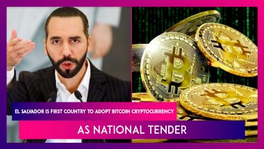 El Salvador Is First Country To Adopt Bitcoin Cryptocurrency As National Tender