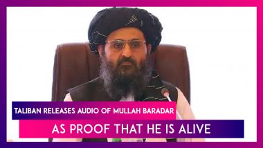 Taliban Releases Audio Of Mullah Baradar, Deputy PM And Co-Founder Of The Group, As Proof That He Is Alive